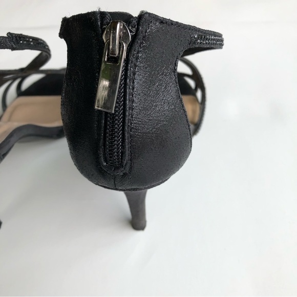 Taxi Sandals Women's Stilletto Embellished Strappy Size 10 - Picture 4 of 13